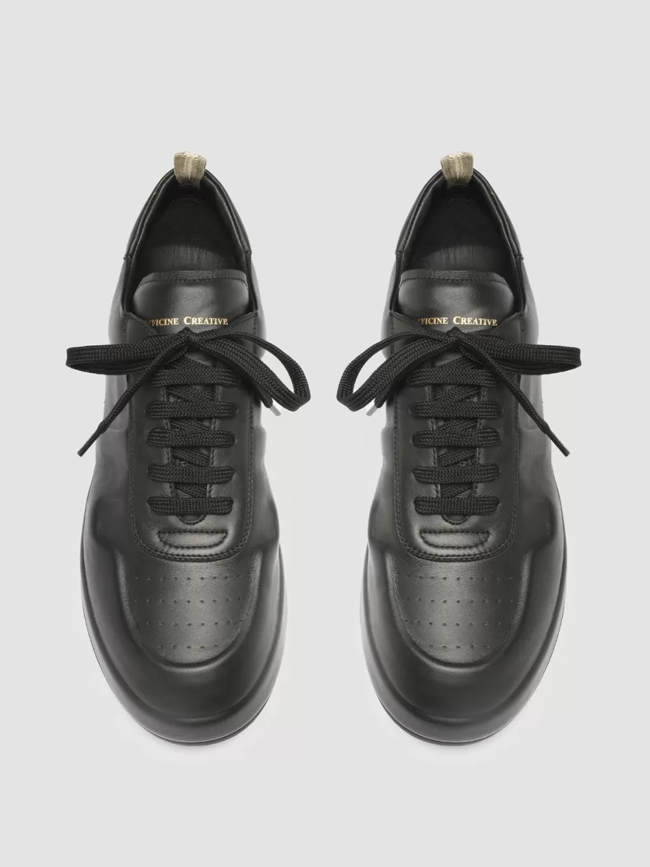 Officine Creative Sneakers>ACE 010 - Leather Sneakers BLACK