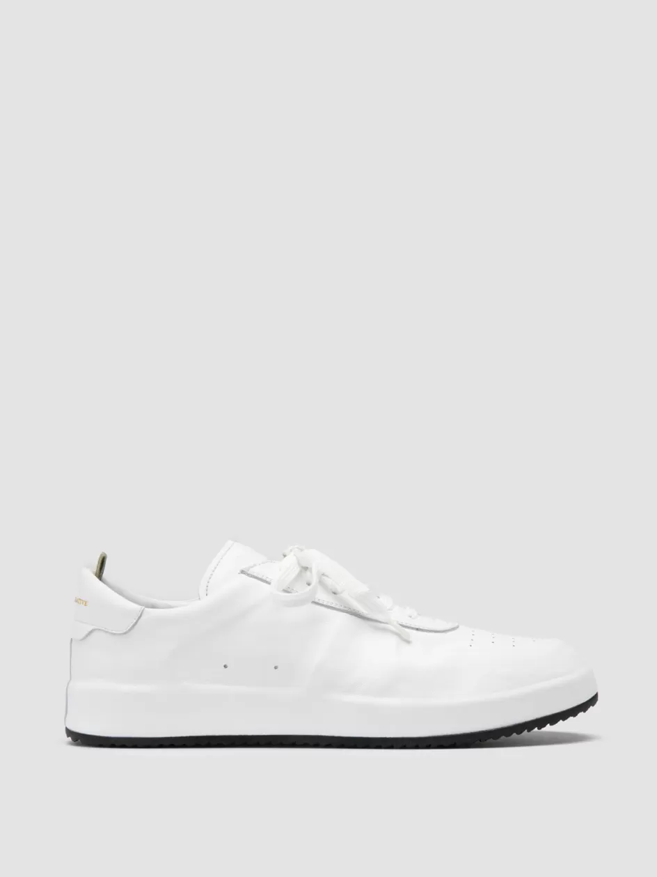 Officine Creative Sneakers>ACE 010 - Leather Sneakers WHITE