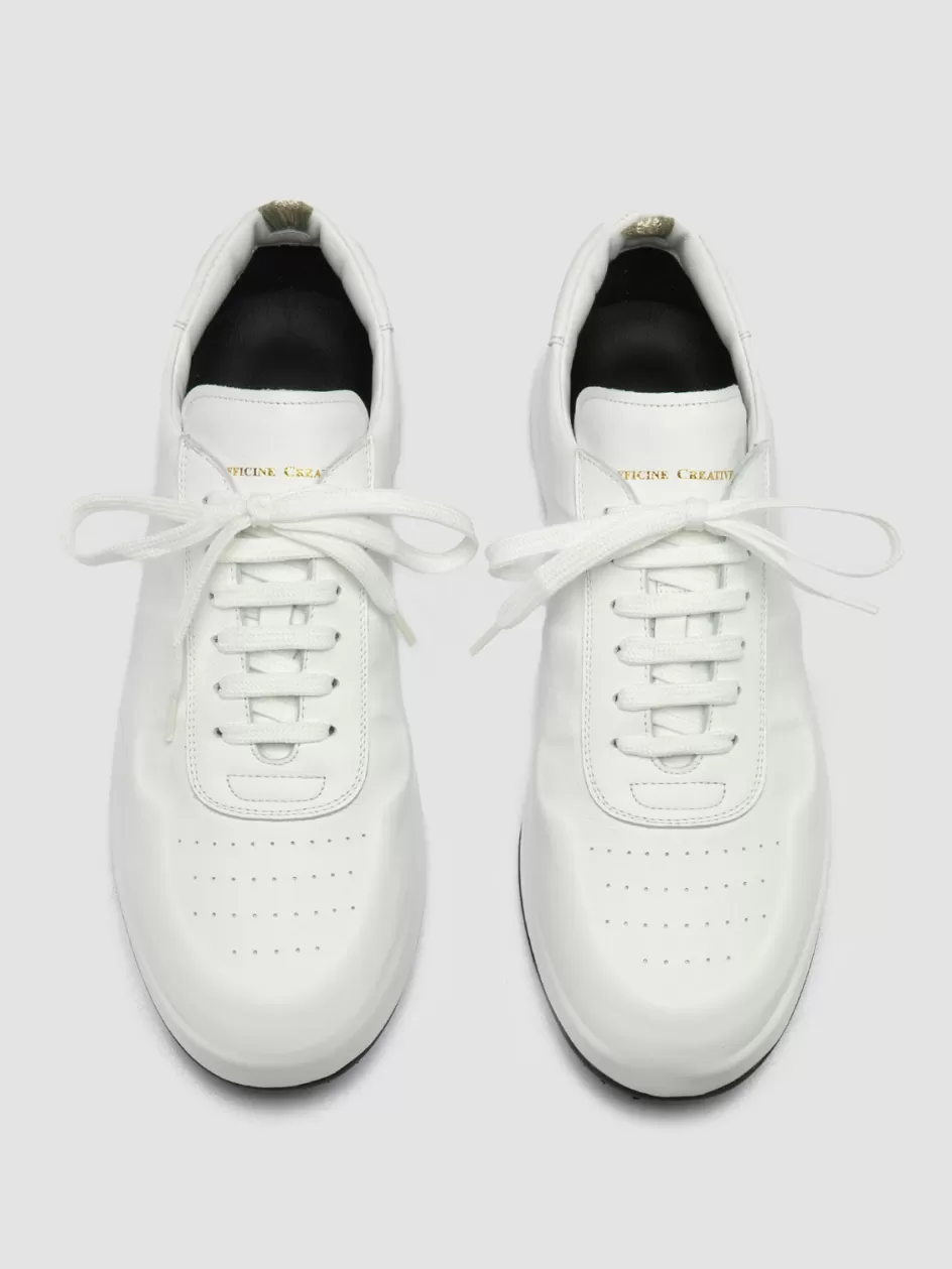 Officine Creative Sneakers>ACE 010 - Leather Sneakers WHITE