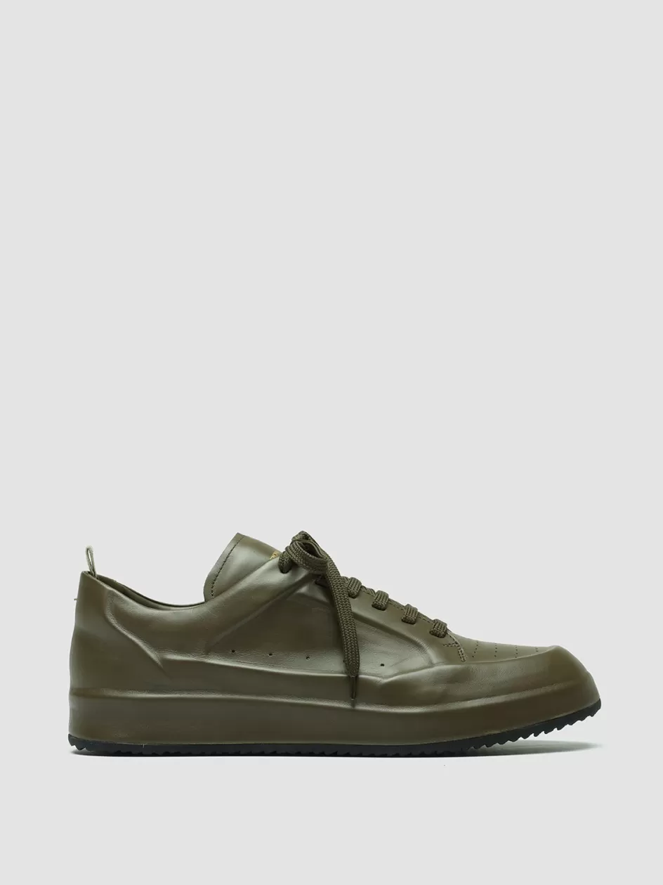 Officine Creative Sneakers>ACE 016 - Leather Sneakers GREEN