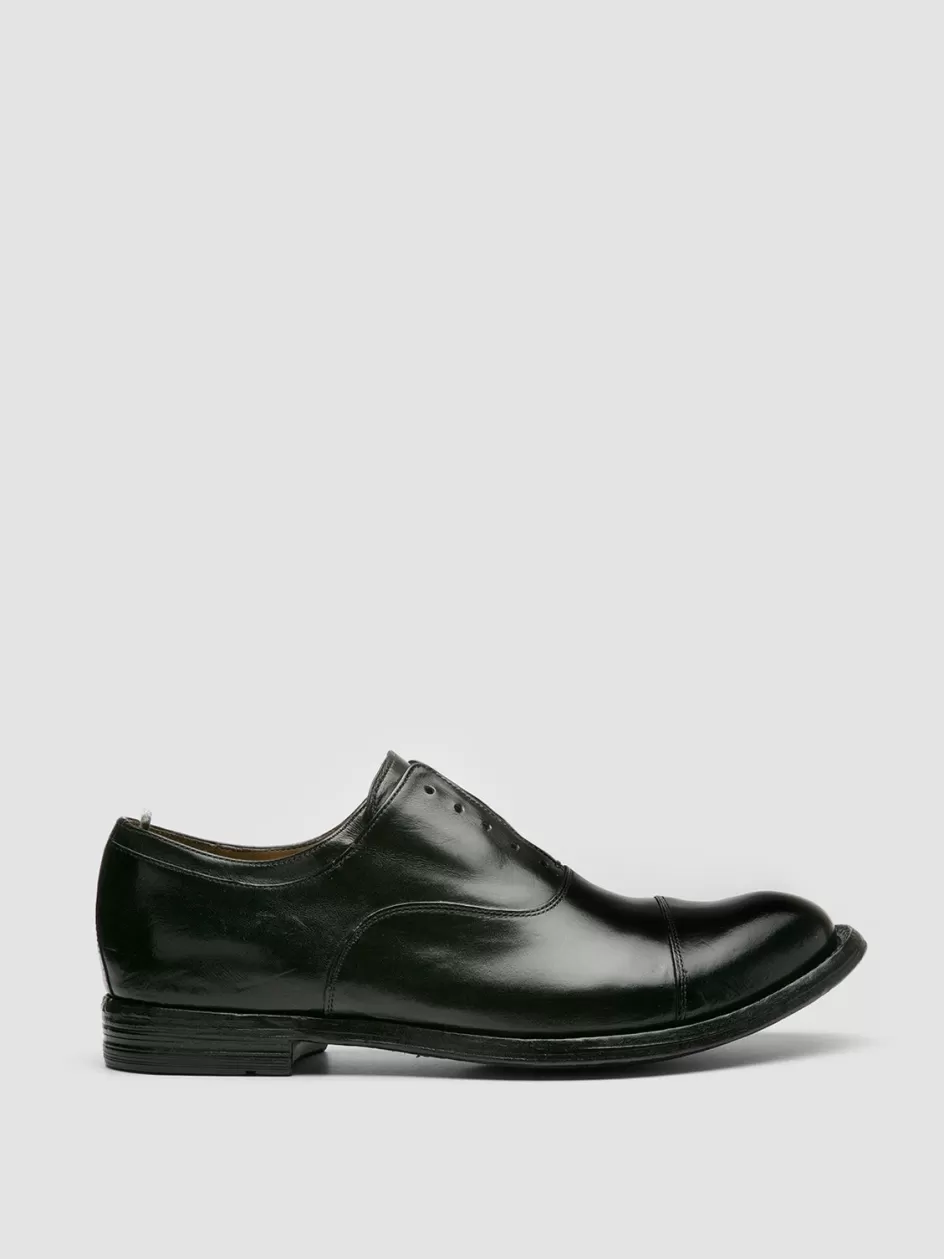 Officine Creative Formal Shoes | Oxfords>ANATOMIA 015 - Leather Oxford Shoes BLACK