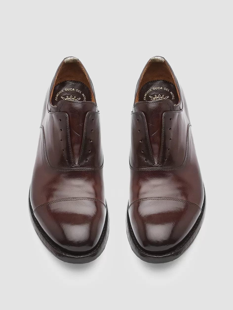 Officine Creative Oxfords | Formal Shoes>ANATOMIA 015 - Brown Leather Oxford Shoes T.MORO