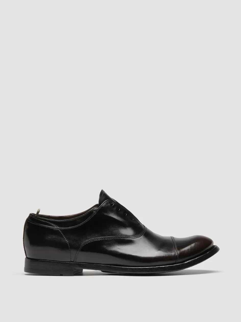 Officine Creative Oxfords | Icons>ANATOMIA 08 - Leather Oxford Shoes BROWN