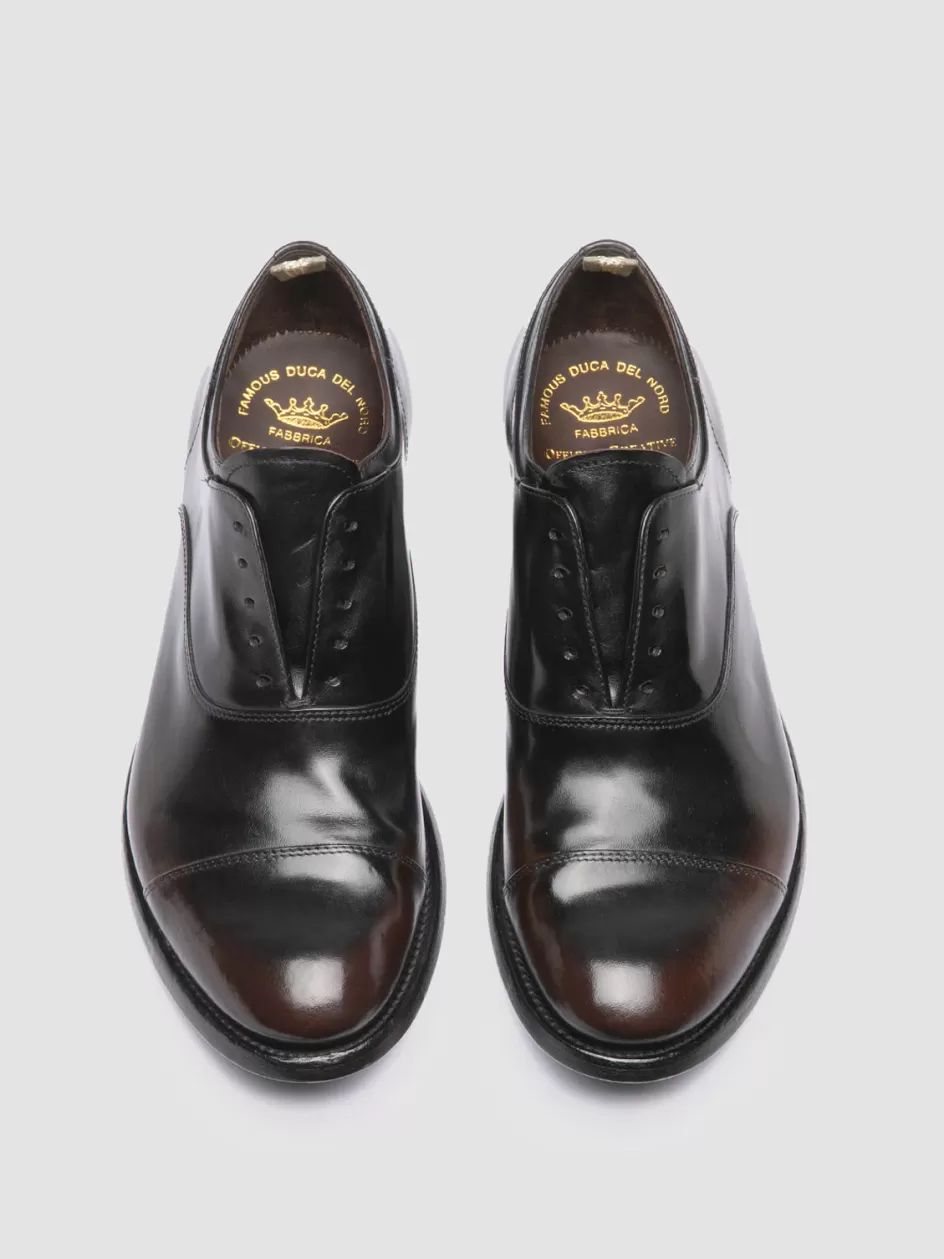 Officine Creative Oxfords | Icons>ANATOMIA 08 - Leather Oxford Shoes BROWN