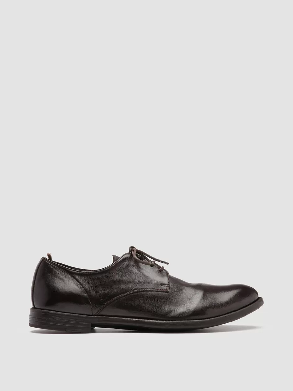 Officine Creative Derbies | Icons>ARC 515 - Brown Leather Derby Shoes EBANO