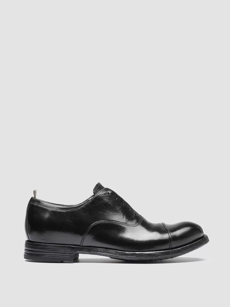 Officine Creative Oxfords | Formal Shoes>BALANCE 006 - Leather Oxford Shoes BLACK