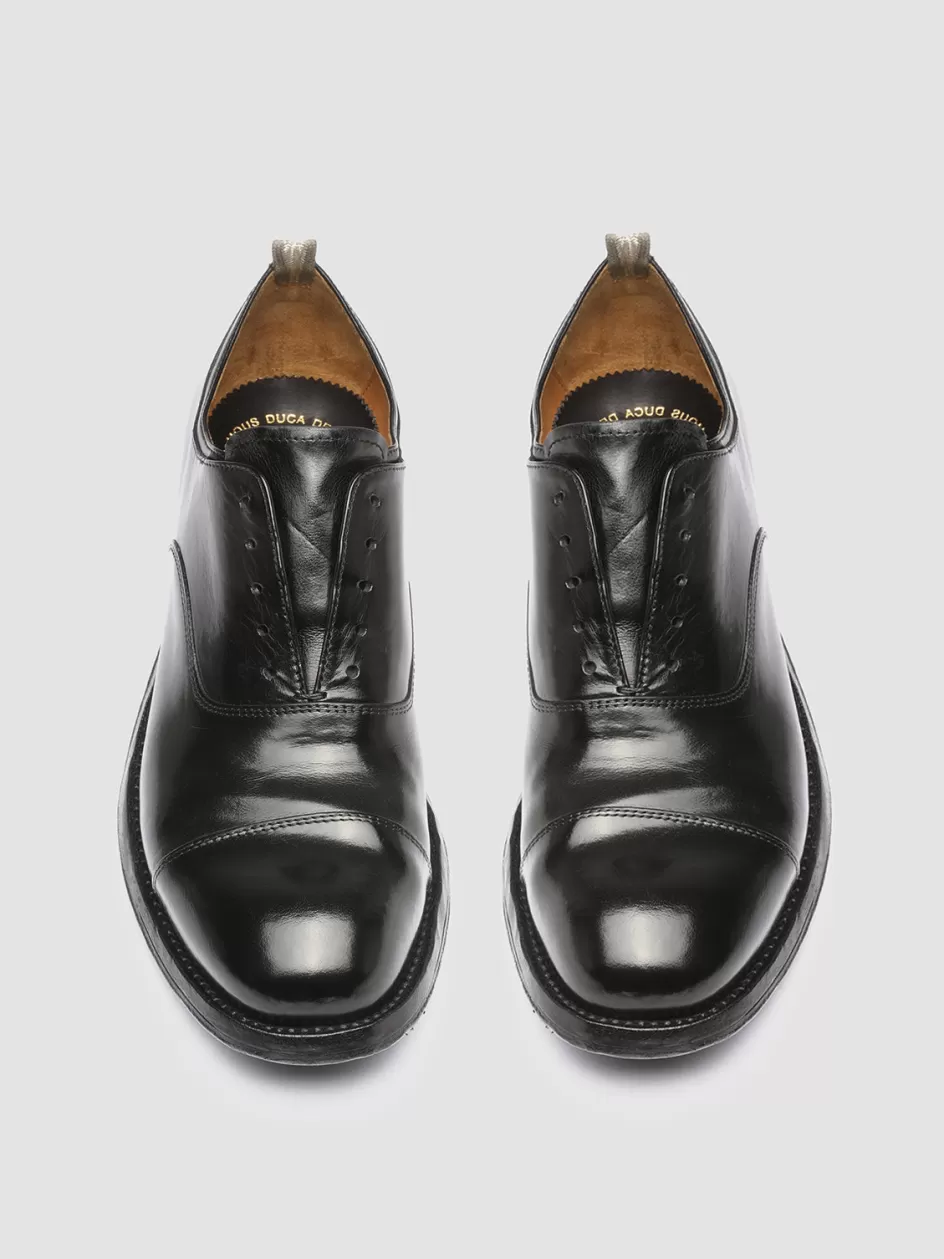 Officine Creative Oxfords | Formal Shoes>BALANCE 006 - Leather Oxford Shoes BLACK