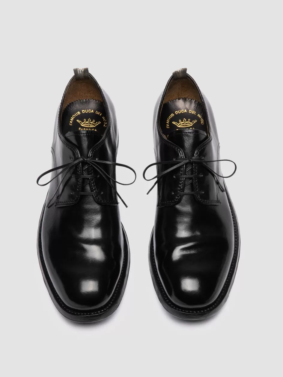 Officine Creative Derbies | Formal Shoes>BALANCE 019 - Leather Derby Shoes BLACK