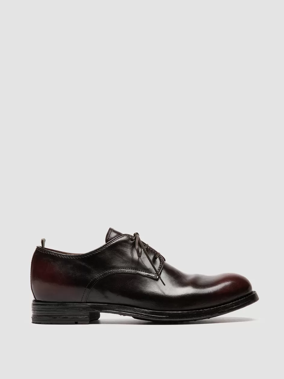 Officine Creative Derbies | Formal Shoes>BALANCE 019 - Burgundy Leather Derby Shoes BURGUNDY/TM25