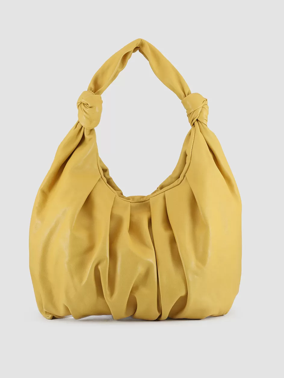 Officine Creative Bags>BOLINA 18 - Leather Shoulder Bag YELLOW