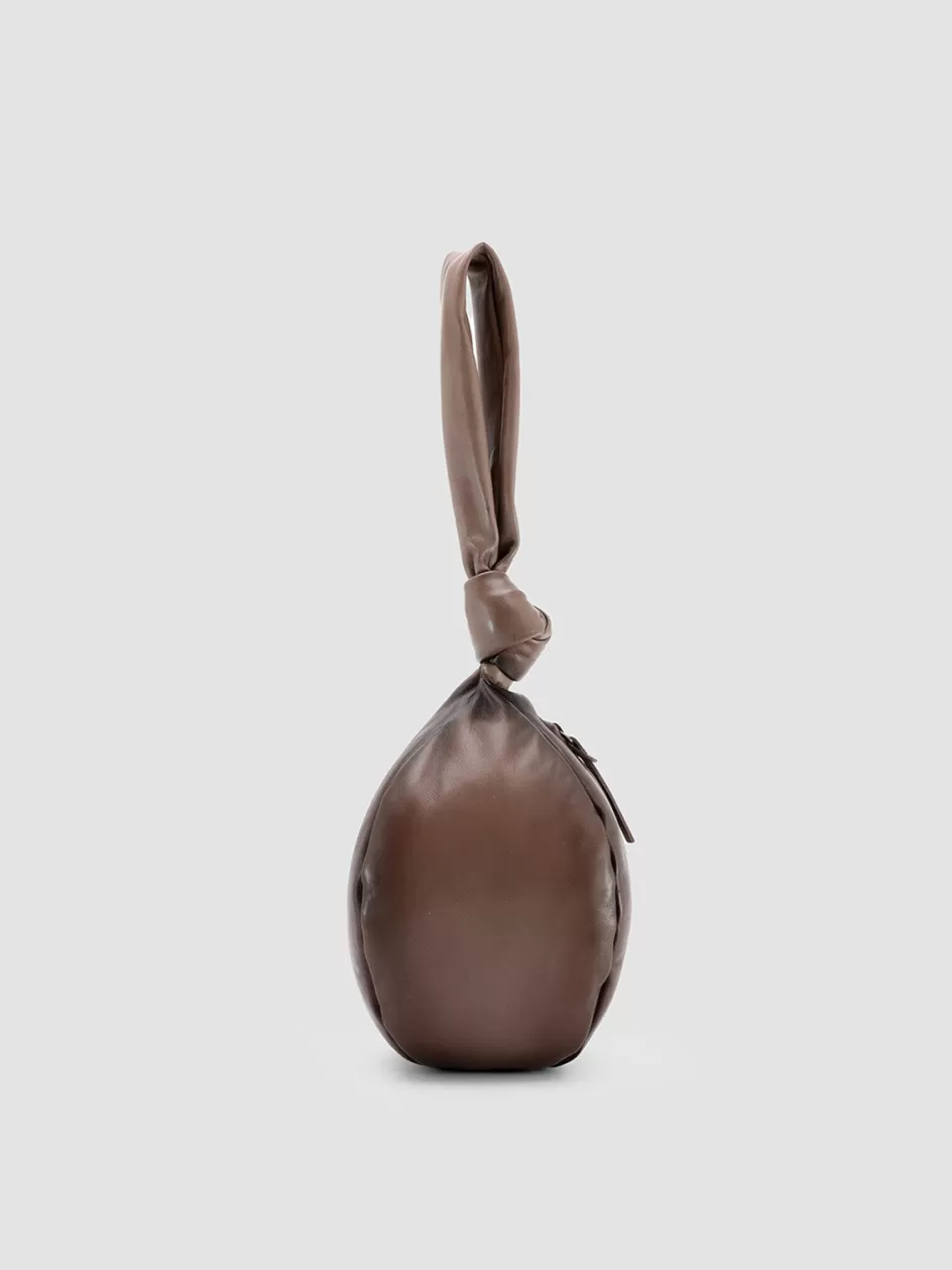 Officine Creative Bags>BOLINA 23 - Leather Handle Bag TAUPE