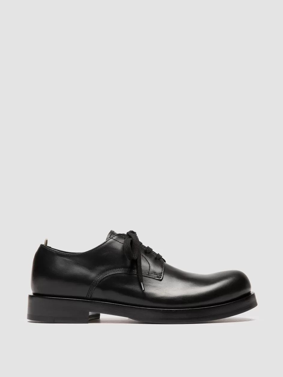 Officine Creative Derbies | Formal Shoes>BULLA 001 - Leather Derby Shoes BLACK