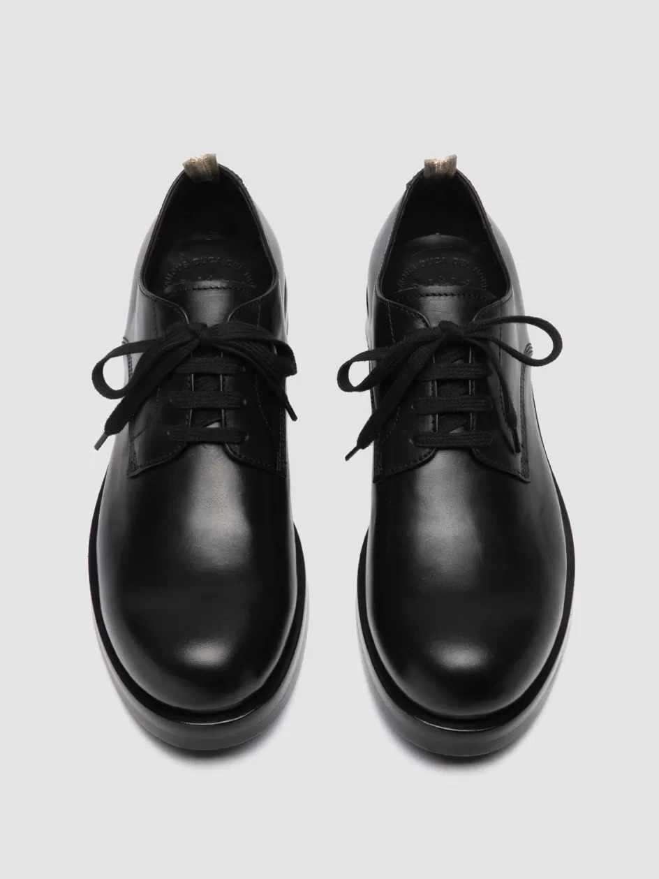 Officine Creative Derbies | Formal Shoes>BULLA 001 - Leather Derby Shoes BLACK