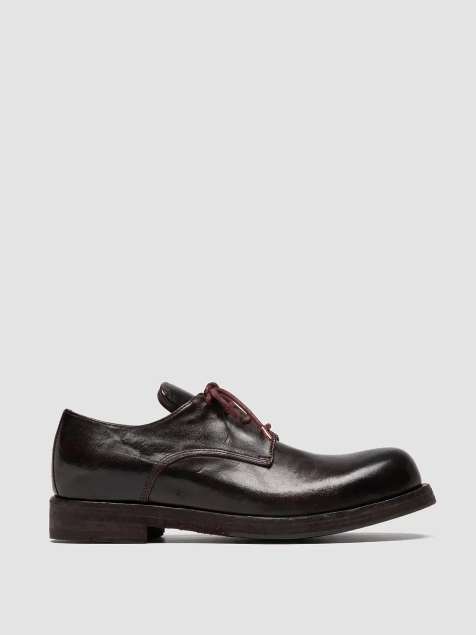 Officine Creative Derbies & Oxfords | Dress Shoes>BULLA DD 301 - Brown Leather Derby Shoes OTTO                                              