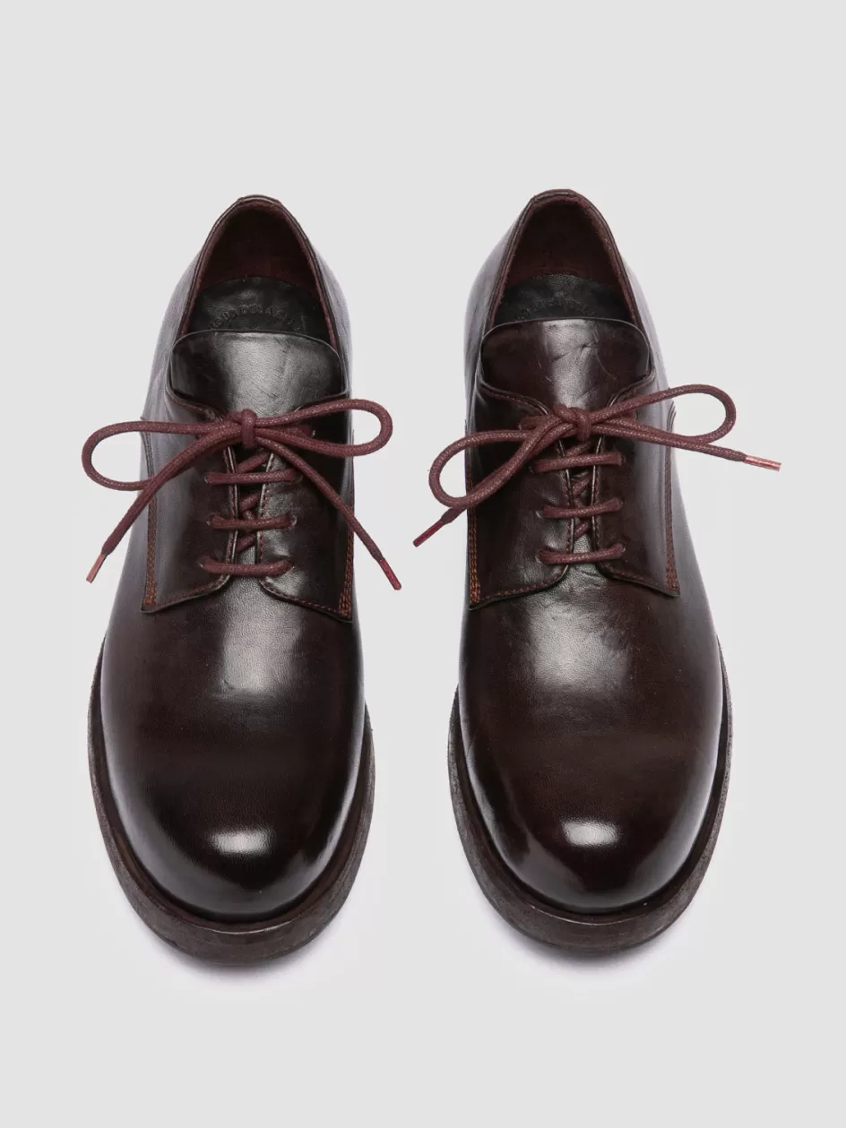 Officine Creative Derbies & Oxfords | Dress Shoes>BULLA DD 301 - Brown Leather Derby Shoes OTTO                                              