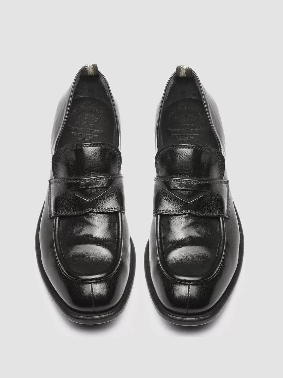 Officine Creative Icons | Loafers>CALIXTE 020 - Leather Loafers BLACK