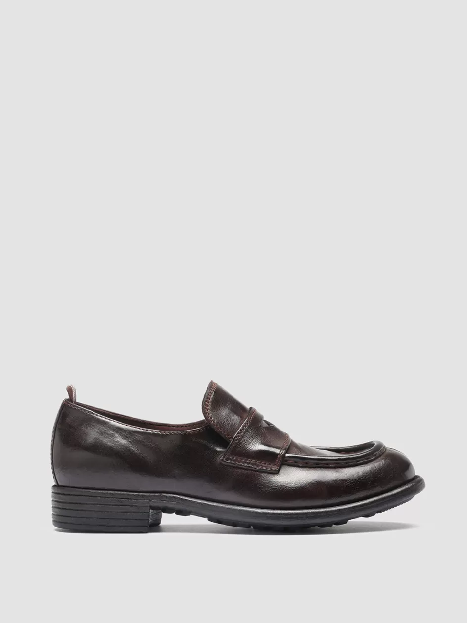 Officine Creative Icons | Loafers>CALIXTE 020 - Brown Leather Loafers OTTO