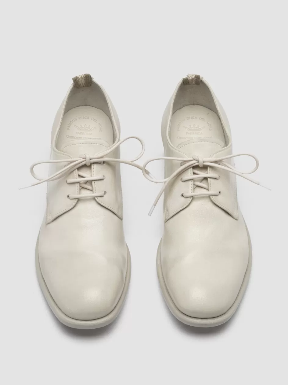 Officine Creative Derbies & Oxfords | Dress Shoes>CALIXTE 064 - White Leather Derby Shoes VAPORE