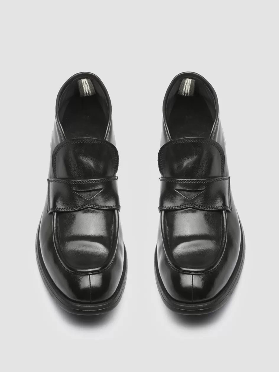 Officine Creative Loafers | Ankle Boots>CHRONICLE 027 - Leather Ankle Boots BLACK