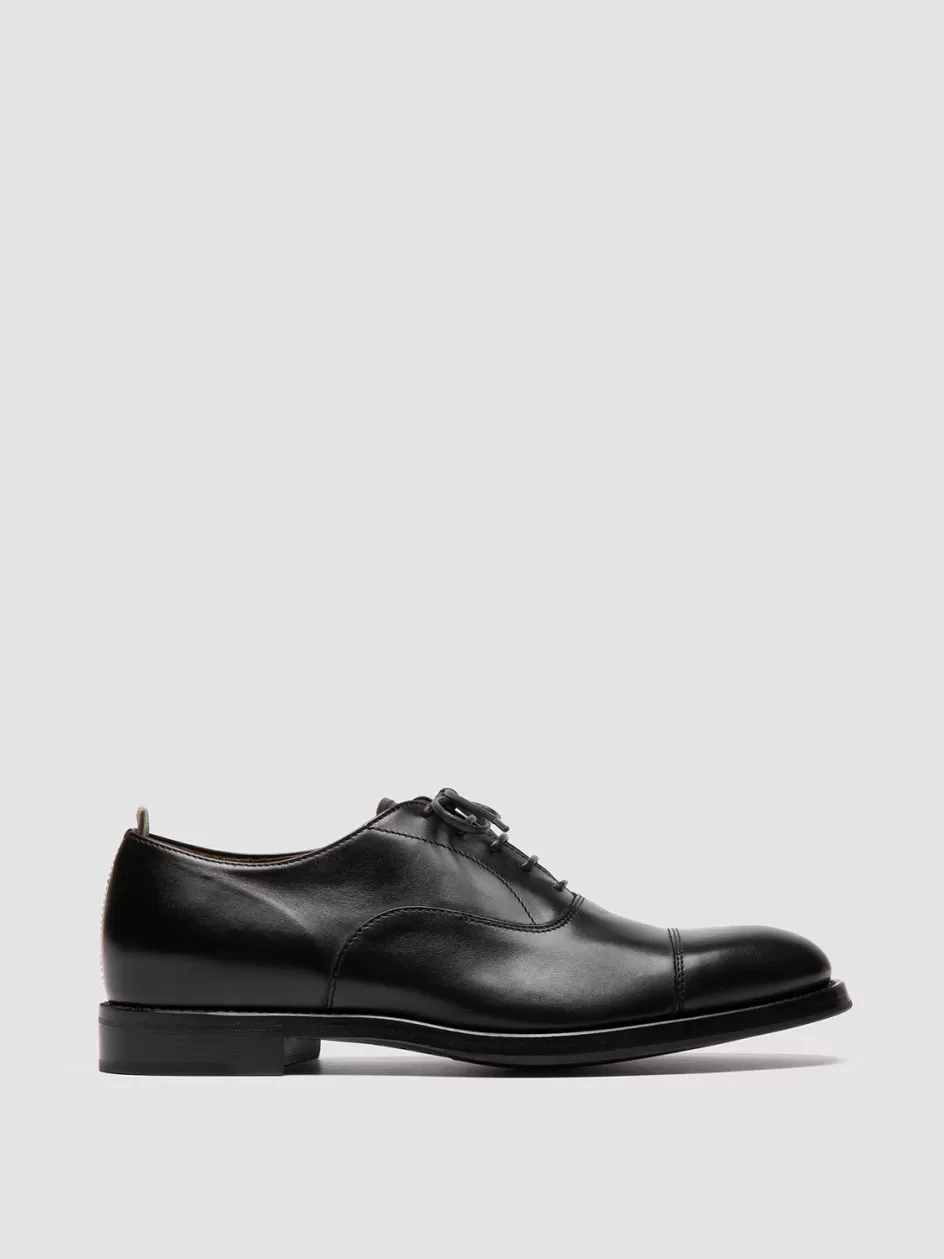 Officine Creative Oxfords | Formal Shoes>CONSULTANT 003 - Leather Oxford Shoes BLACK