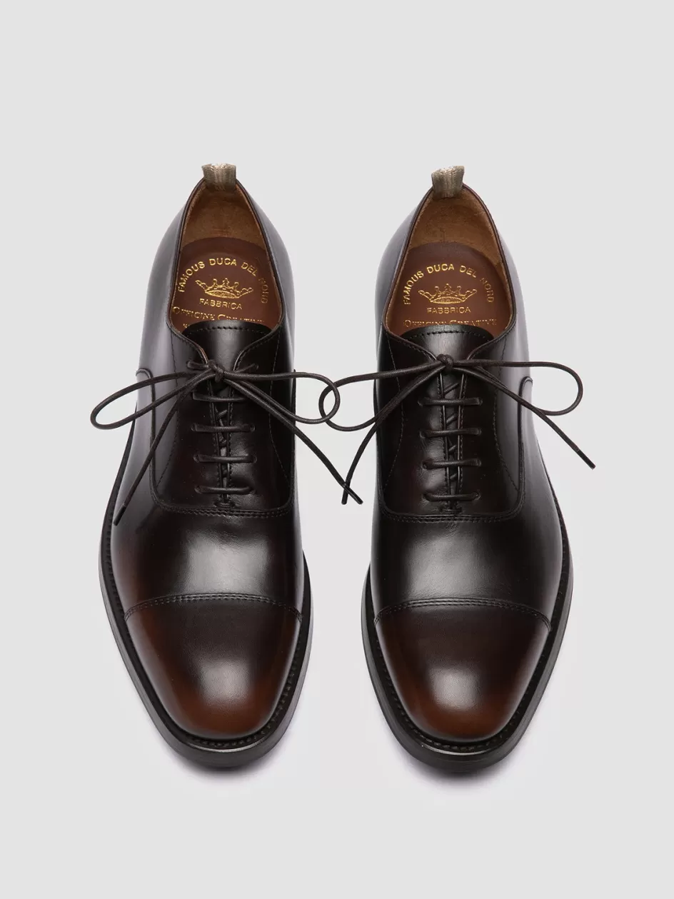 Officine Creative Oxfords | Formal Shoes>CONSULTANT 003 - Brown Leather Oxford Shoes BRUNO/TM25