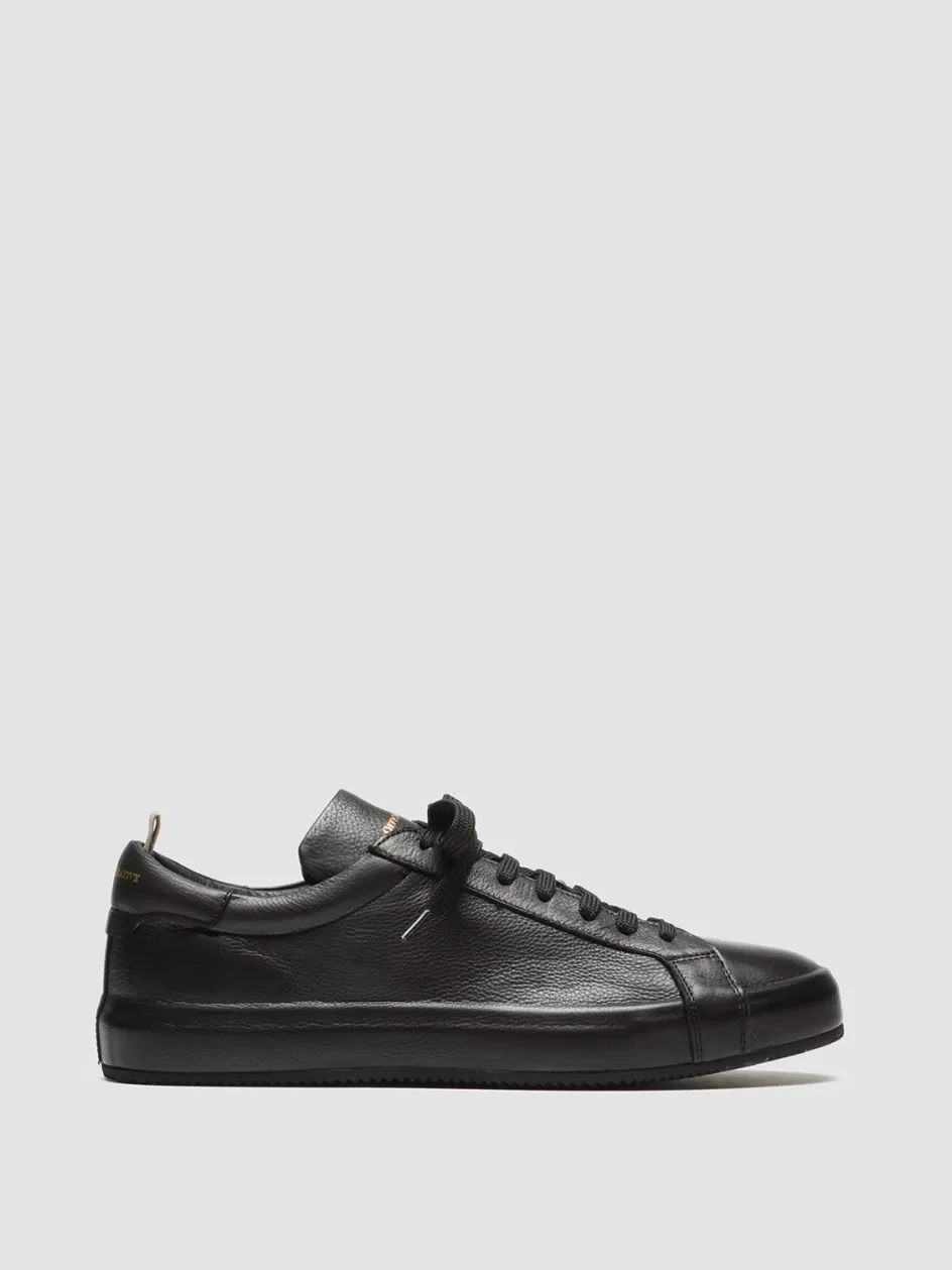 Officine Creative Sneakers>CORE 001 - Leather Sneakers BLACK