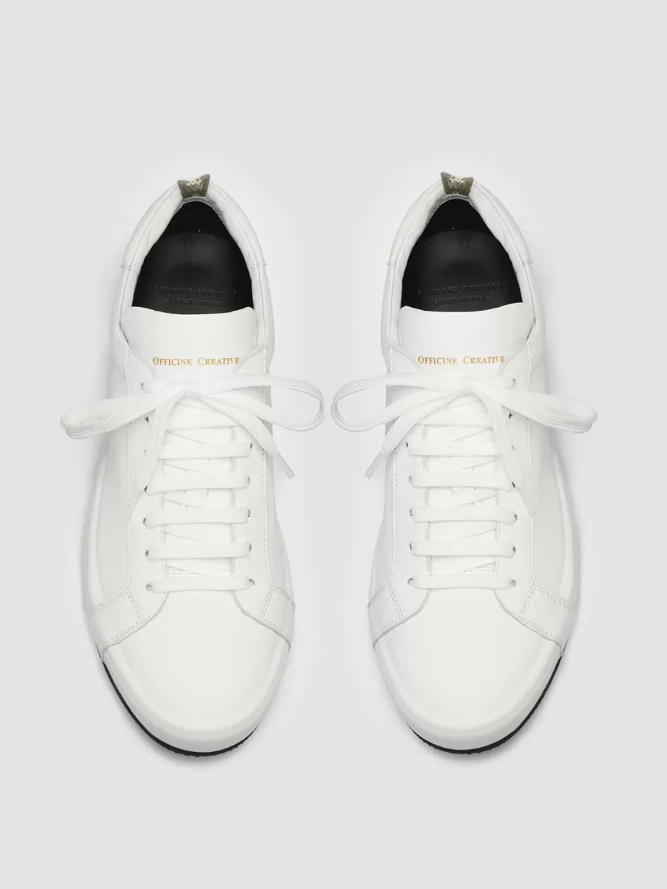 Officine Creative Sneakers>CORE 001 - Leather Sneakers WHITE