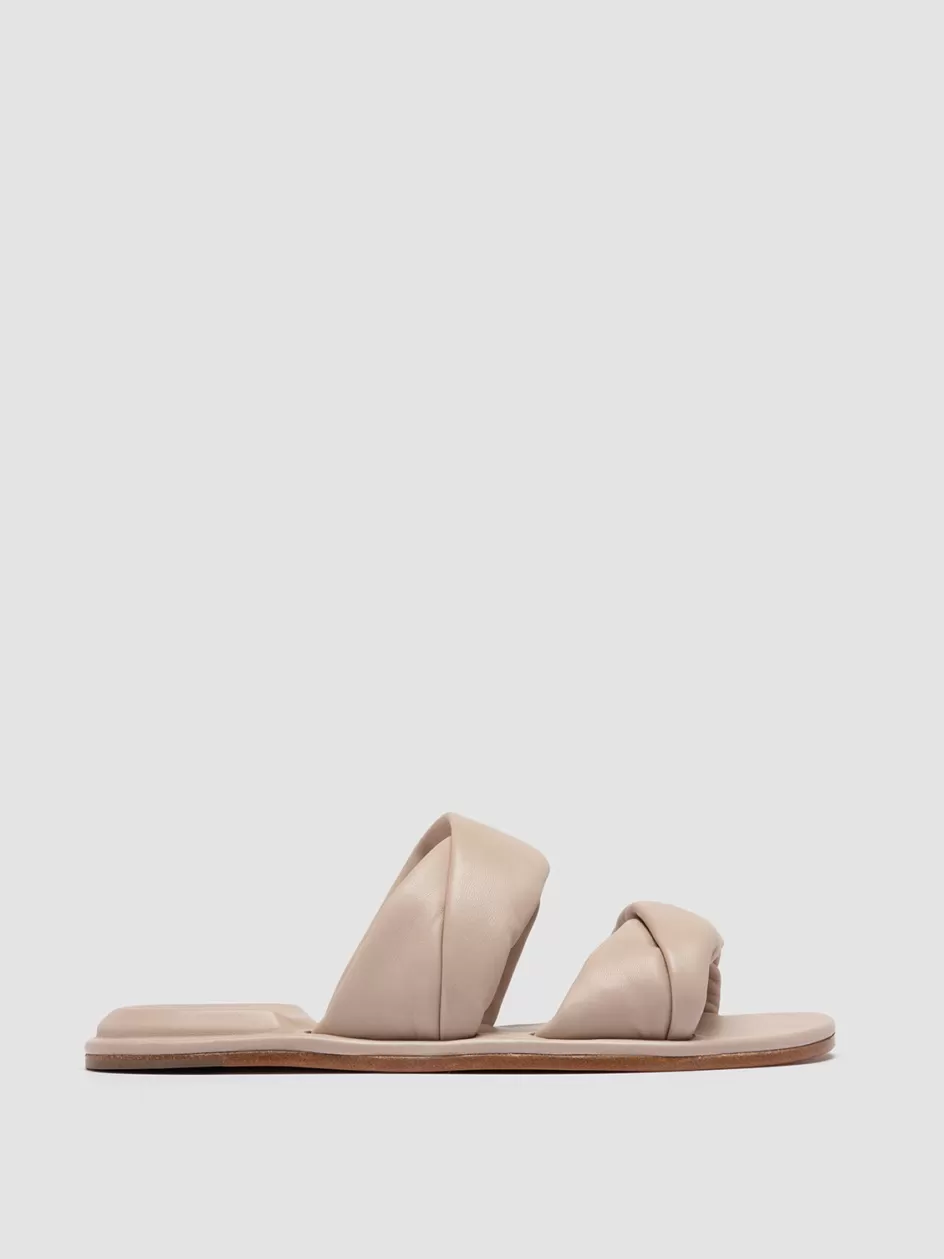 Officine Creative Sandals>CYBILLE 009 - Leather Sandals IVORY