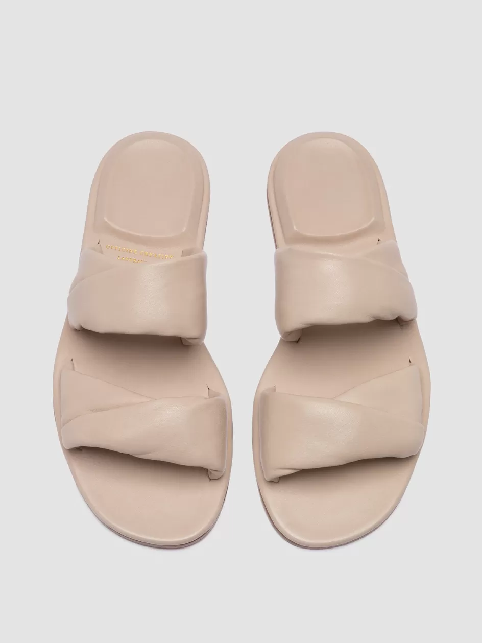 Officine Creative Sandals>CYBILLE 009 - Leather Sandals IVORY