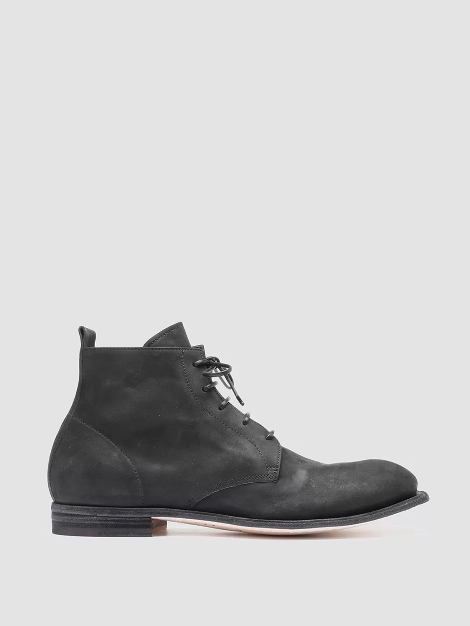 Officine Creative Suede Selection | Ankle Boots>DURGA 002 - Suede Ankle Boots BLACK