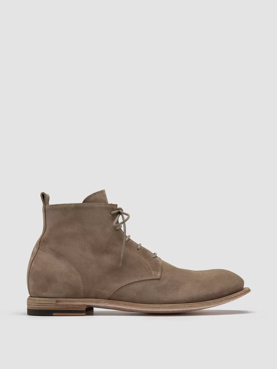 Officine Creative Suede Selection | Ankle Boots>DURGA 002 - Suede Ankle Boots TAUPE