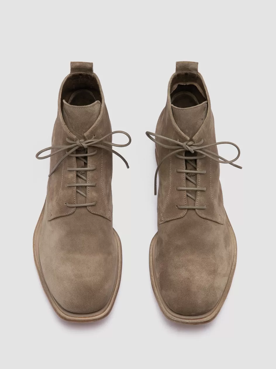 Officine Creative Suede Selection | Ankle Boots>DURGA 002 - Suede Ankle Boots TAUPE