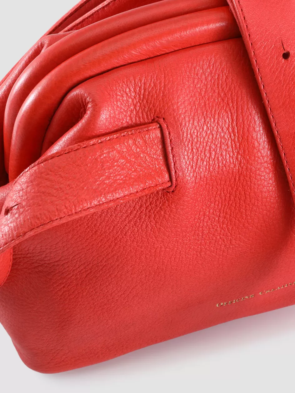 Officine Creative Bags>HELEN 06 - Leather Shoulder Bag RED