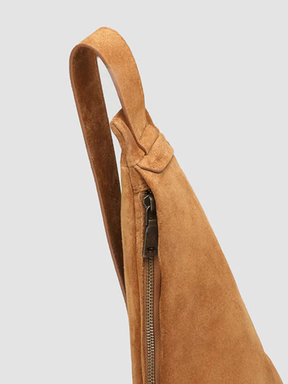 Officine Creative Bags | Backpacks>HELMET 35 - Suede Backpack BROWN