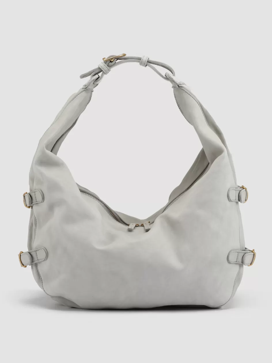 Officine Creative Bags>JULIE 008 - Shoulder Bag GREY LEATHER