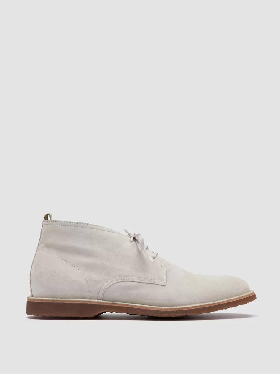 Officine Creative Suede Selection | Ankle Boots>KENT 004 - Suede Ankle Boots GREY