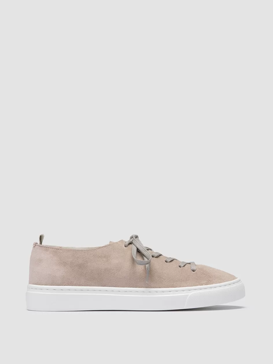 Officine Creative Sneakers>LEGGERA 100 - Suede Low Top Sneakers TAUPE