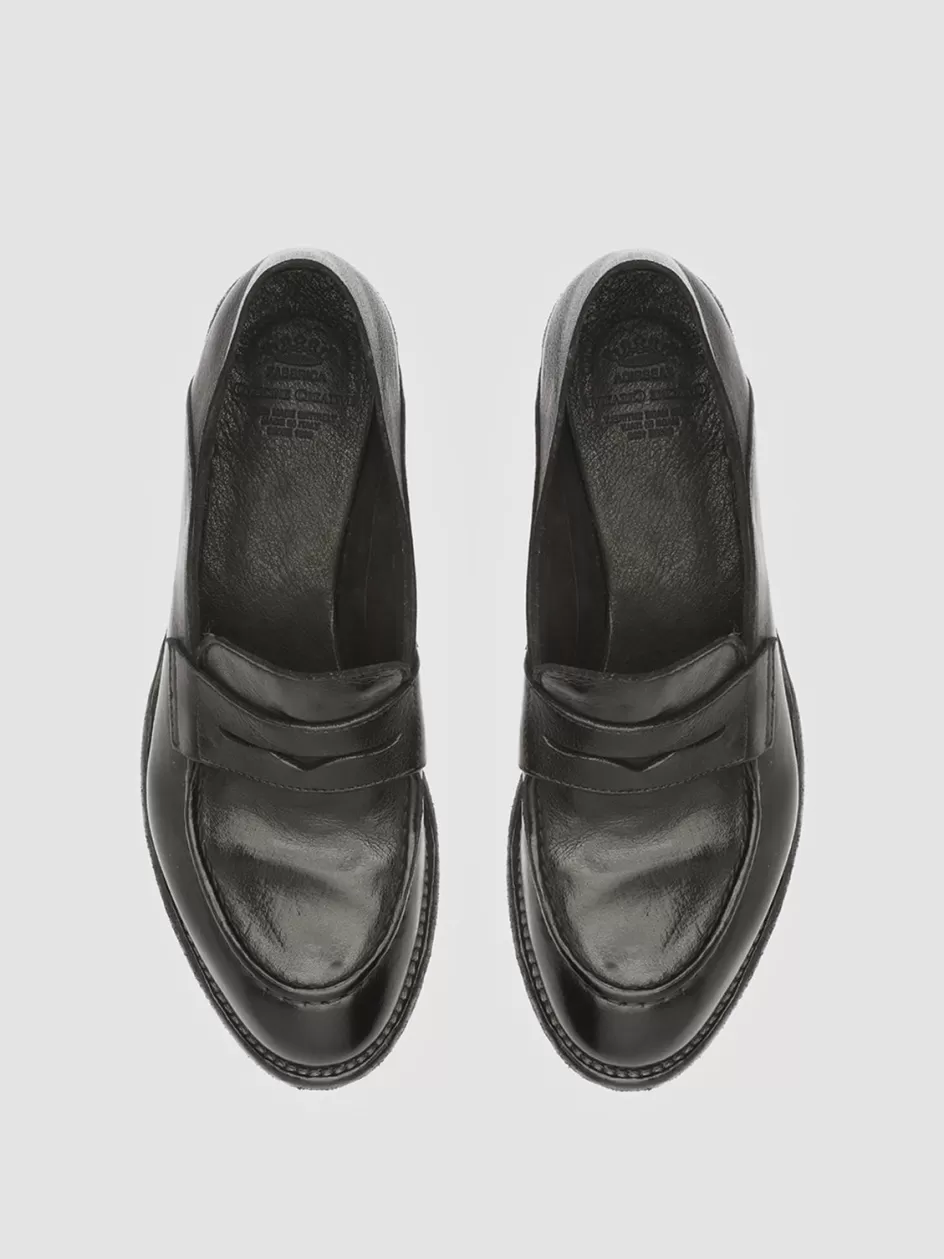 Officine Creative Icons | Loafers>LEXIKON 516 - Leather Loafers BLACK