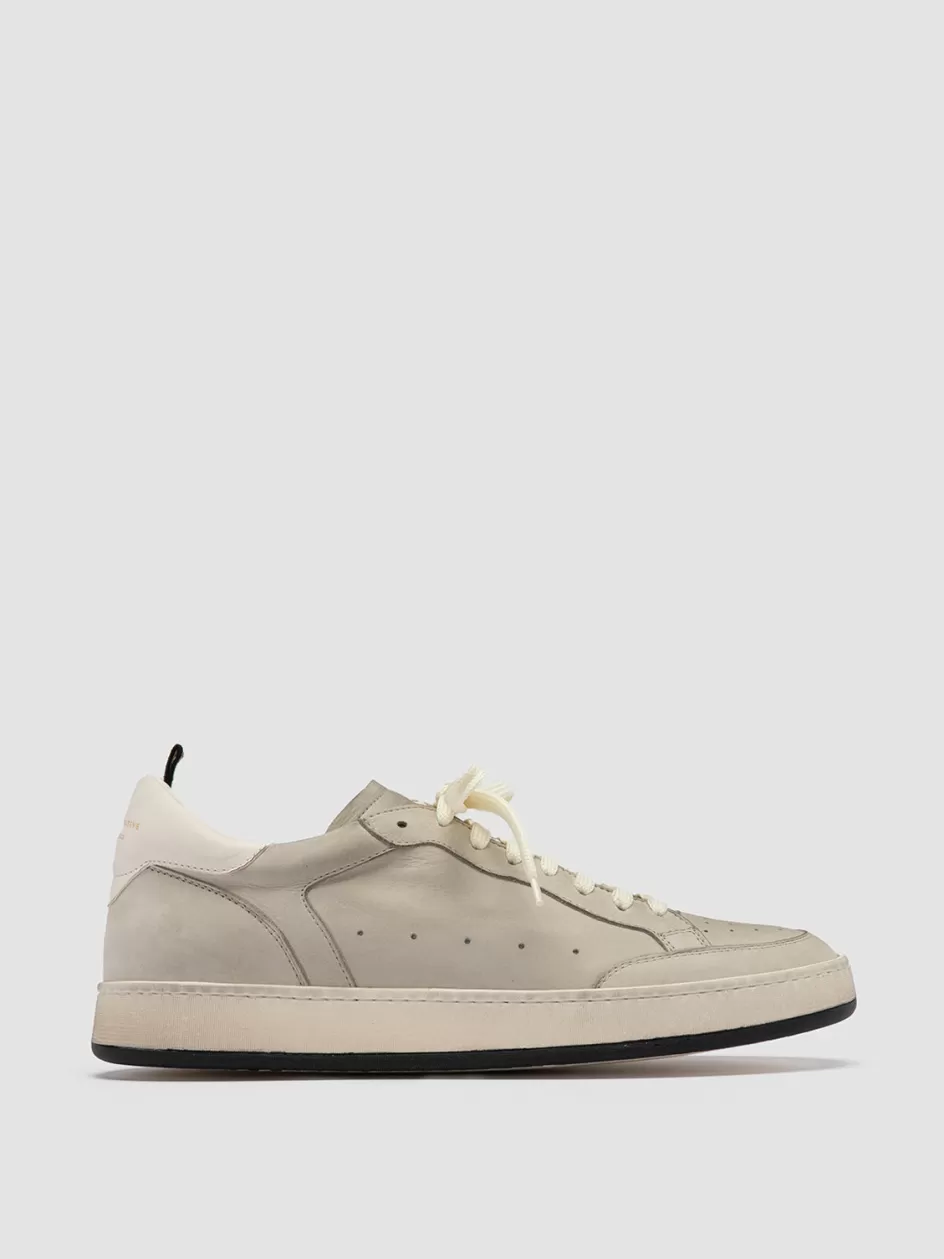 Officine Creative Sustainable Sneakers | Sneakers>MAGIC 002 - Beige Nubuck Low Top Sneakers MULTICOLOR