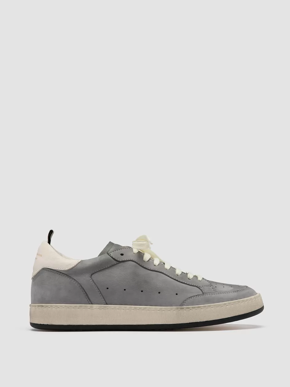 Officine Creative Sustainable Sneakers | Sneakers>MAGIC 002 - Grey Nubuck Low Top Sneakers MULTICOLOR