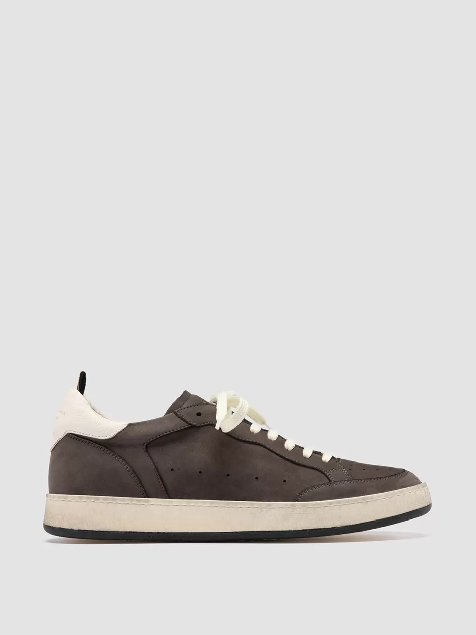 Officine Creative Sustainable Sneakers | Sneakers>MAGIC 002 - Nubuk Low Top Sneakers GREY