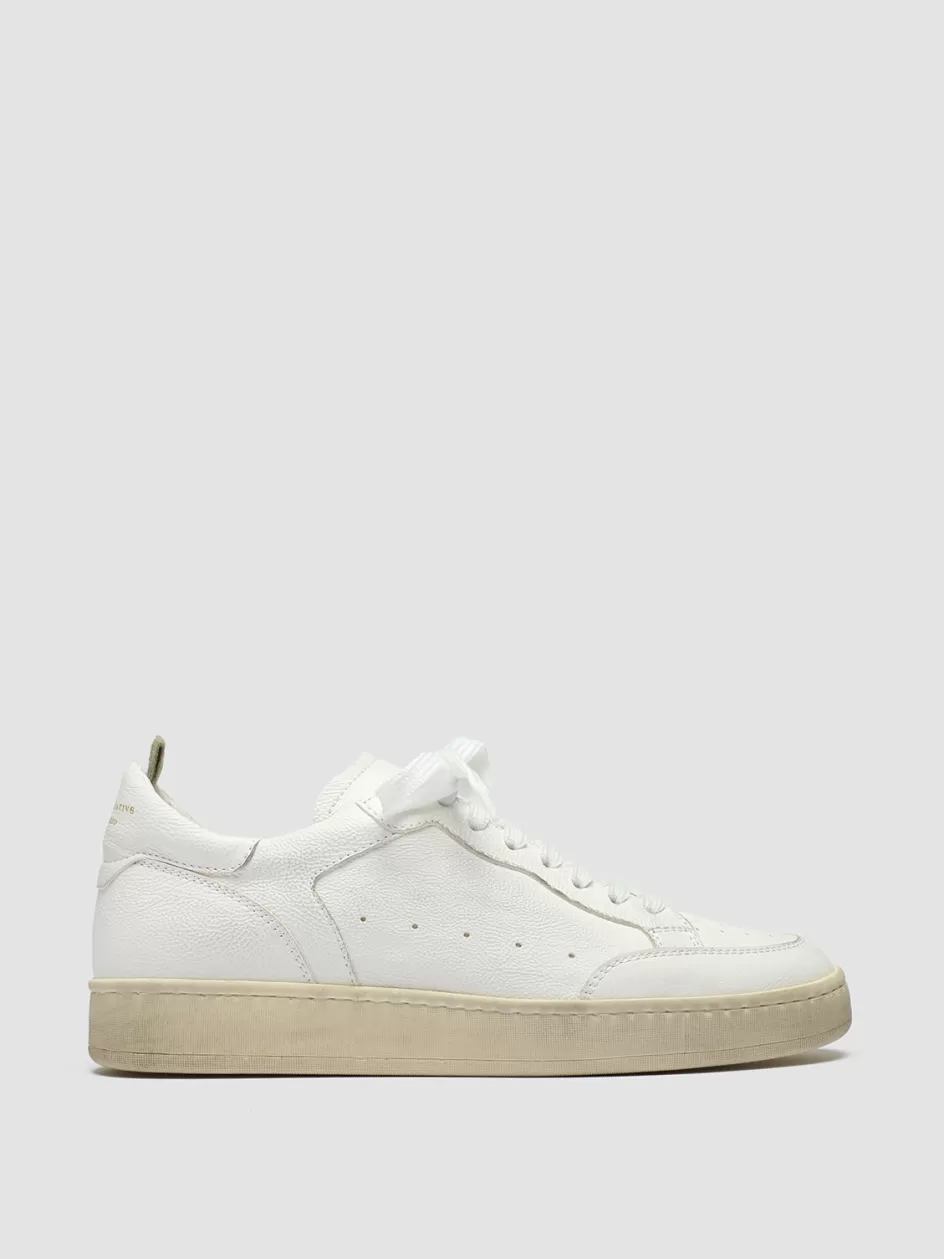 Officine Creative Sneakers | Sustainable Sneakers>MAGIC 101 - Leather Low Top Shoes WHITE