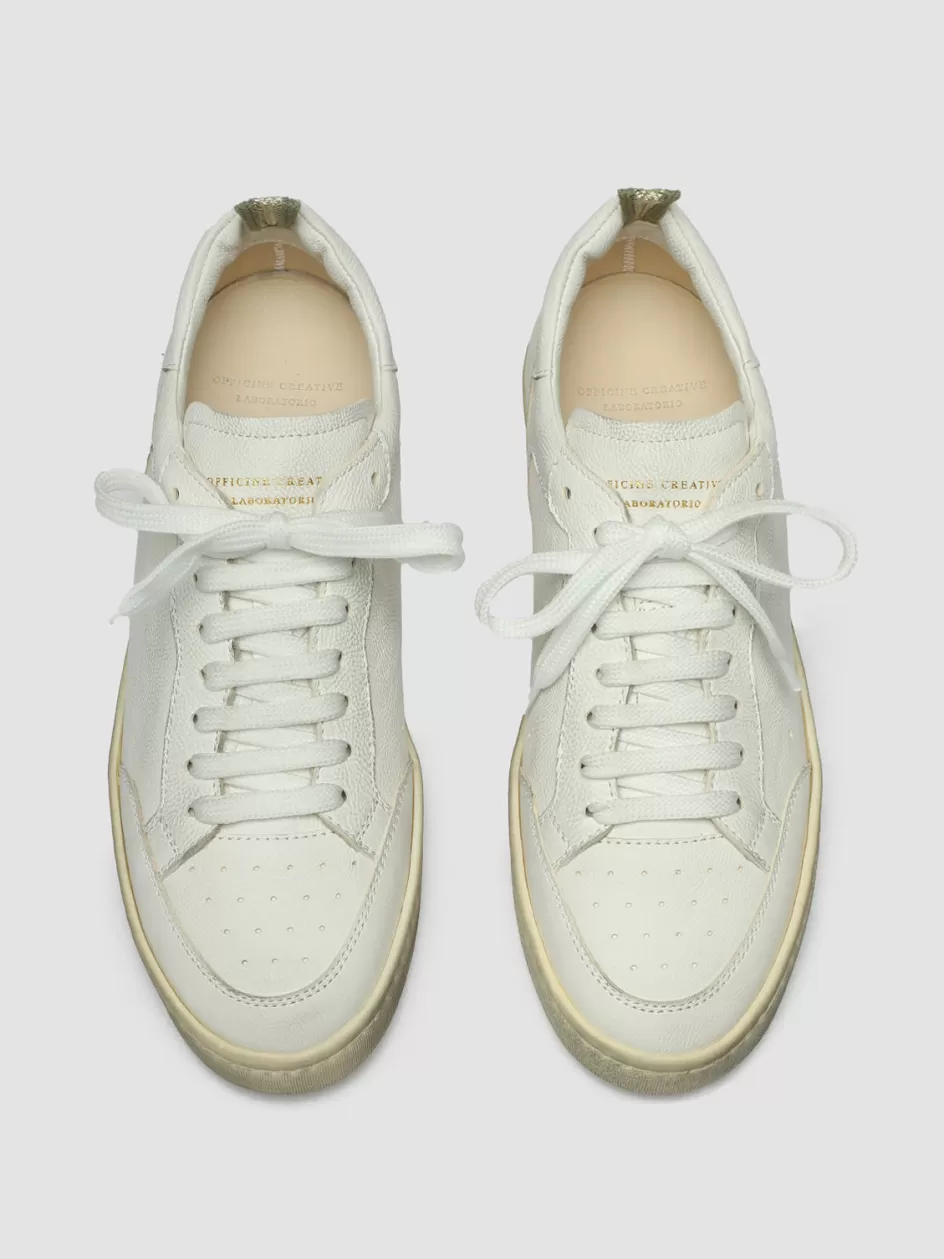 Officine Creative Sneakers | Sustainable Sneakers>MAGIC 101 - Leather Low Top Shoes WHITE