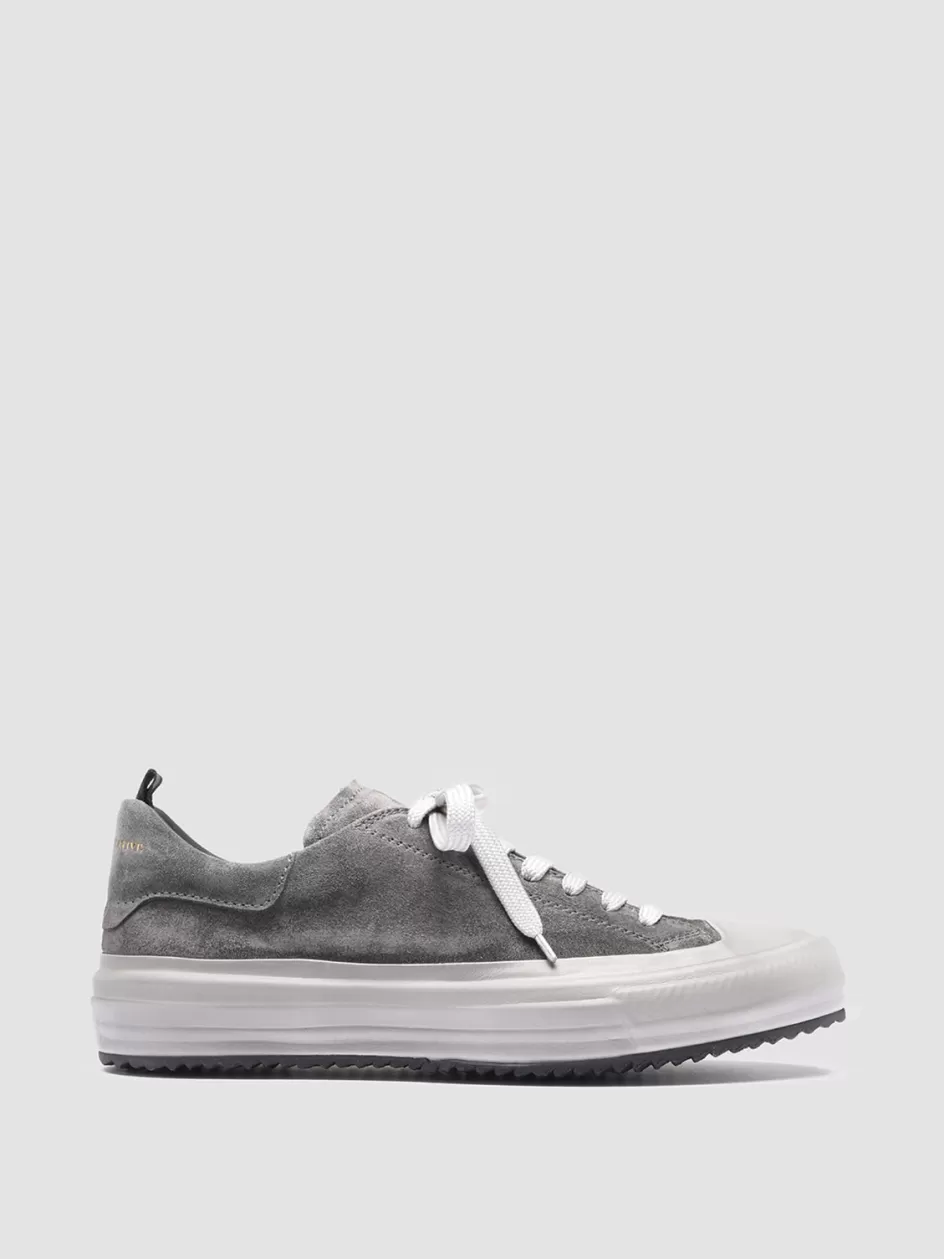 Officine Creative Icons | Sneakers>MES 105 - Grey Suede Sneakers SHADOW