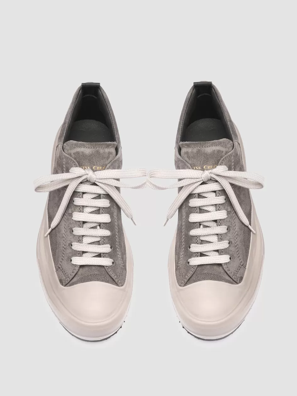 Officine Creative Icons | Sneakers>MES 105 - Grey Suede Sneakers SHADOW