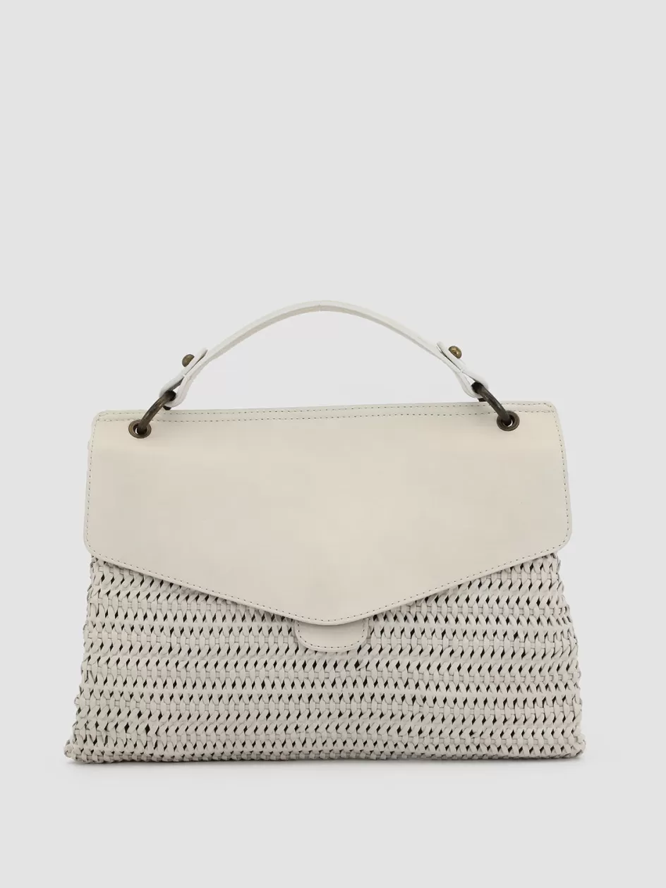 Officine Creative Bags>NOLITA 16 - Leather Handle Bag OFF WHITE