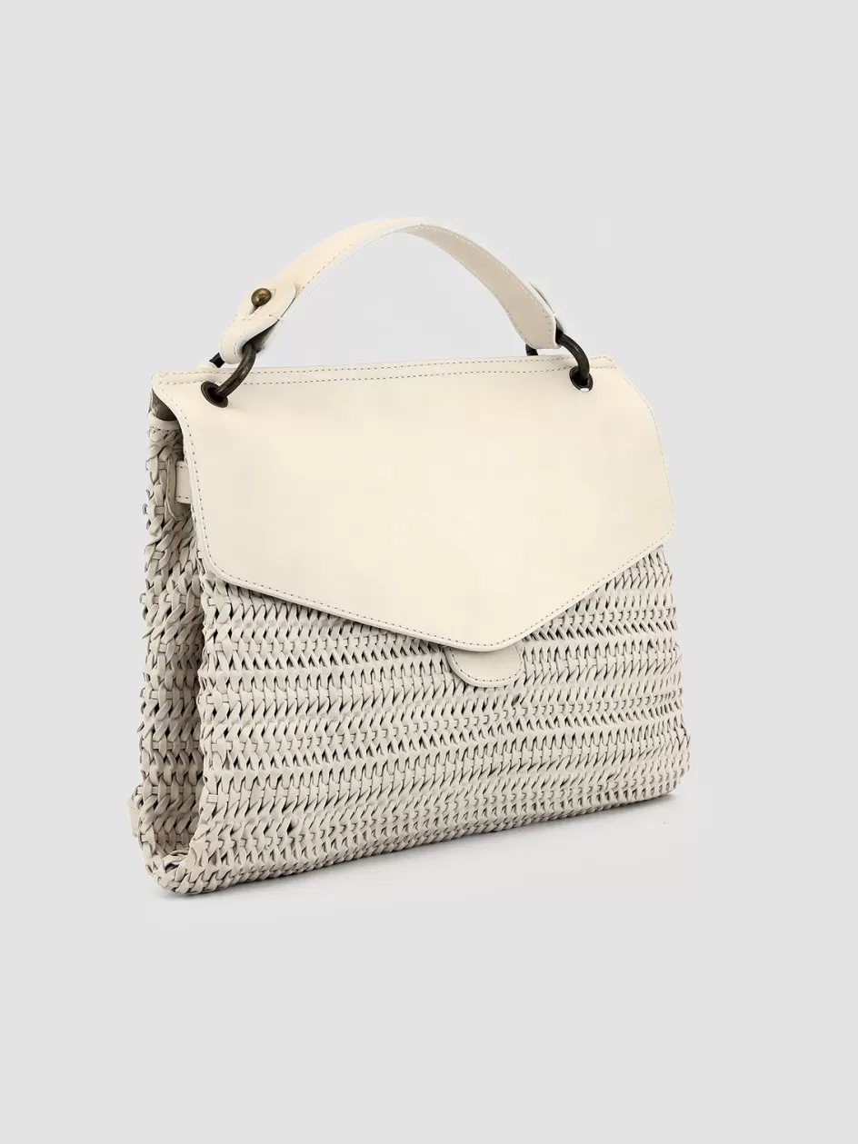 Officine Creative Bags>NOLITA 16 - Leather Handle Bag OFF WHITE