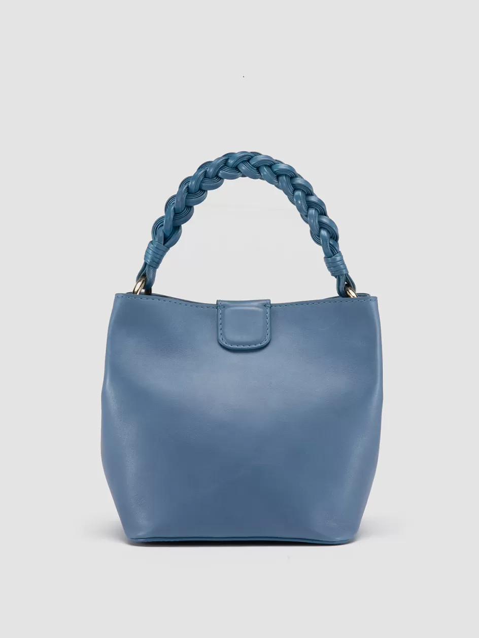 Officine Creative Icons | Bags>NOLITA WOVEN 227 - Leather Crossbody Bag BLUE