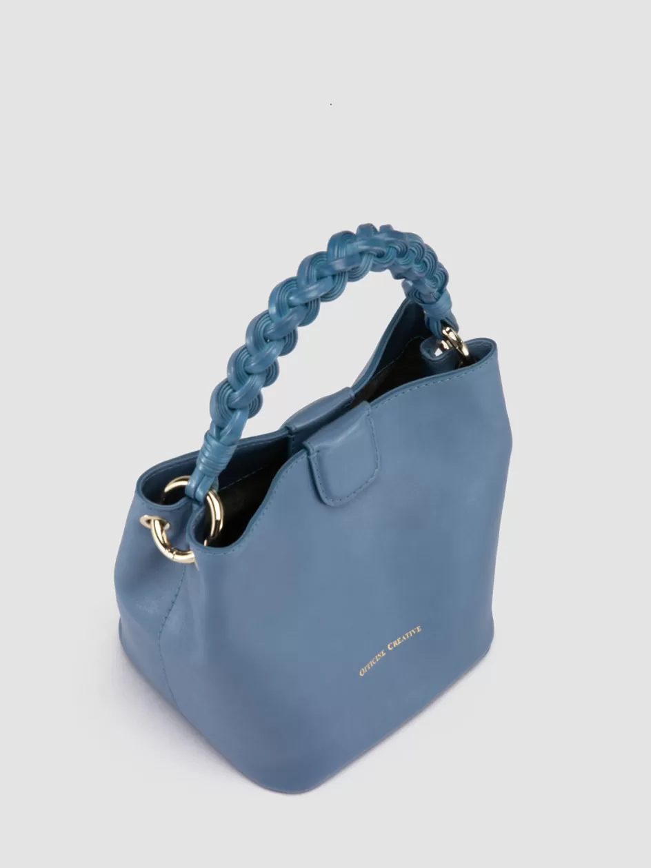 Officine Creative Icons | Bags>NOLITA WOVEN 227 - Leather Crossbody Bag BLUE