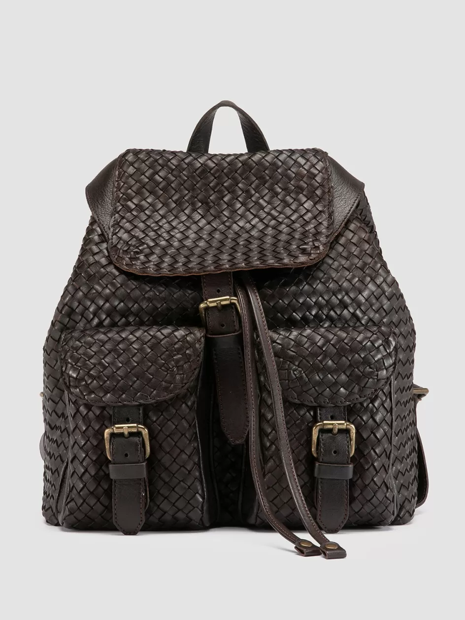 Officine Creative Bags | Backpacks>OC CLASS 37 - Leather Backpack BROWN